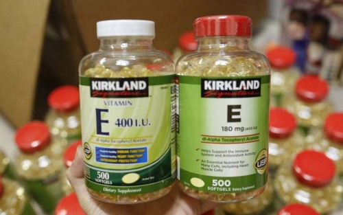 Vitamin E Kirkland Của Mỹ Signature IU 400, 500 viên: Chống lão hóa, làm đẹp?